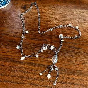 Silpada Pearl and Crystal Necklace